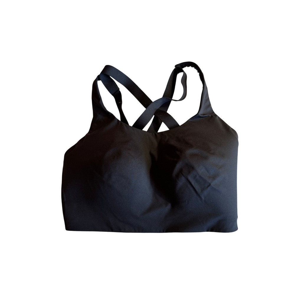 Lululemon Energy High Support Bra Black Running Sports Bra 36DDD